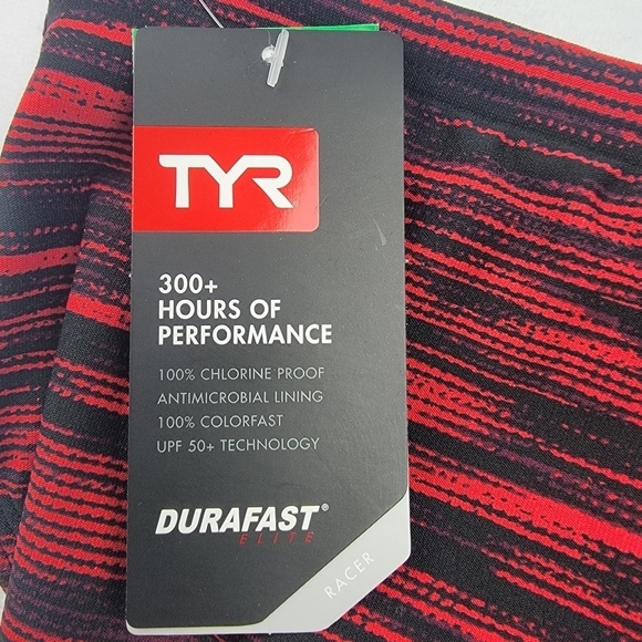 NWT TYR racer brief chlorine proof UPF 50+ Fizzy swim trunks - Picture 5 of 7